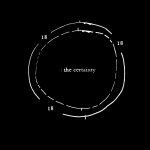 Photocopy of the words the certainty in a circle