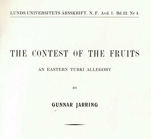 contest of the fruits interior page